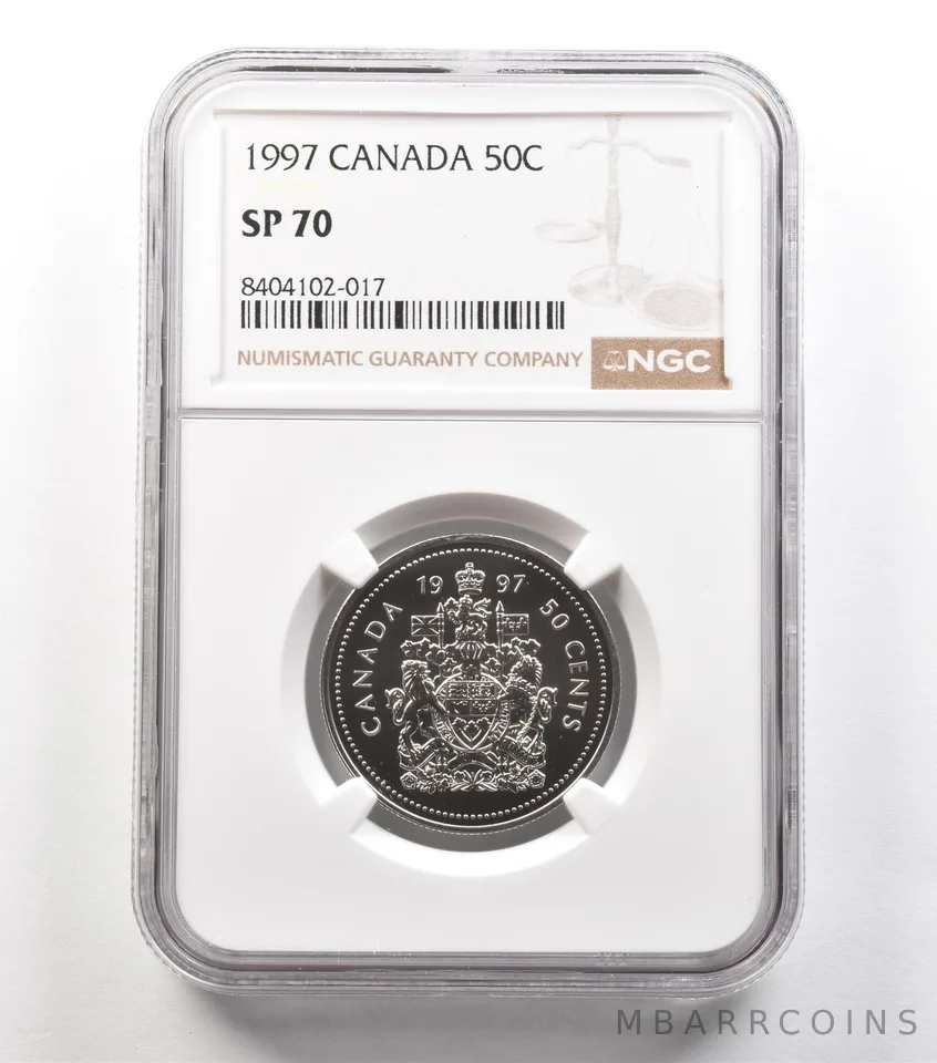 1997 Canada 50 Cents SP70 NGC a5292