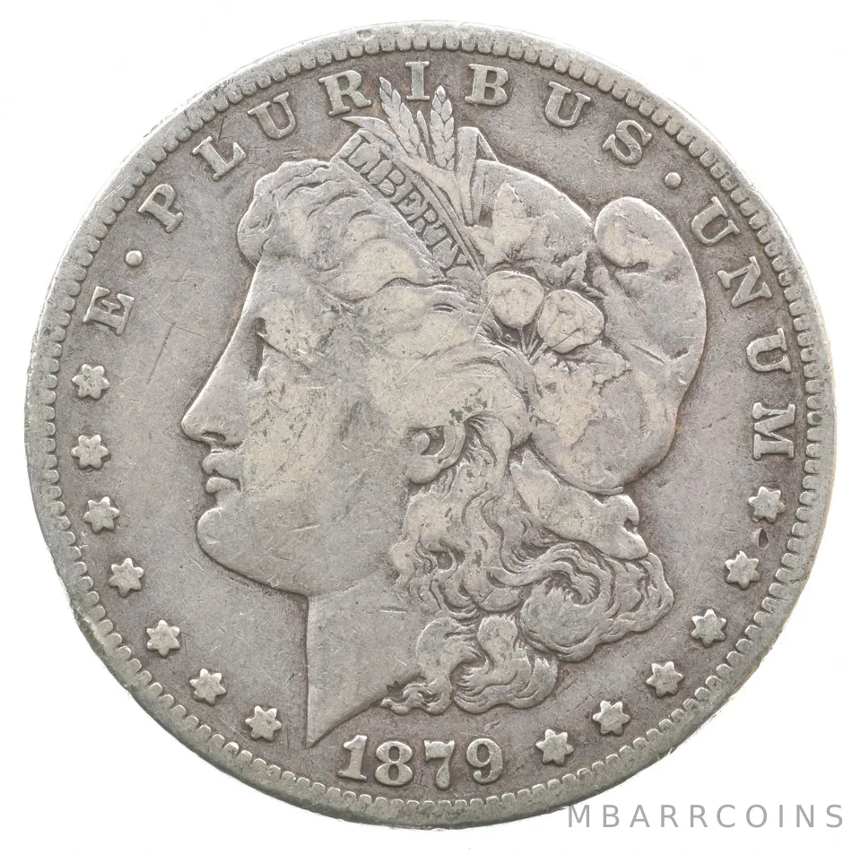 1879-S Reverse REV 1878 78 Morgan Silver Dollar a6229