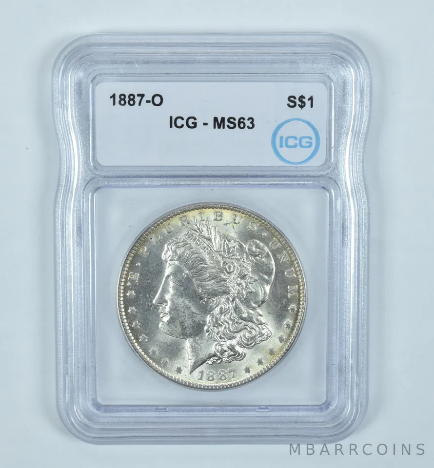 1887-O Morgan Silver Dollar MS63 ICG