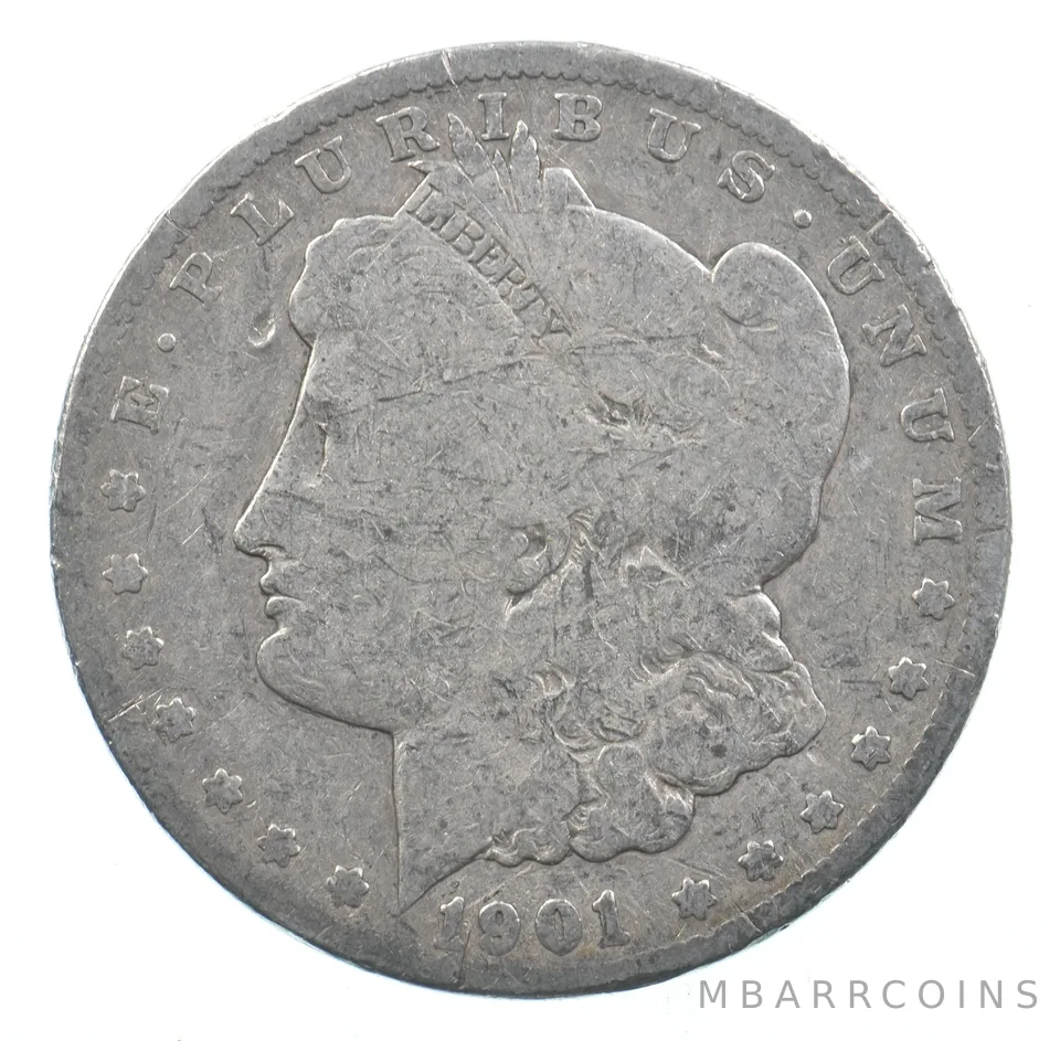 Early - 1901-O Morgan Silver Dollar - 90% US Coin *849