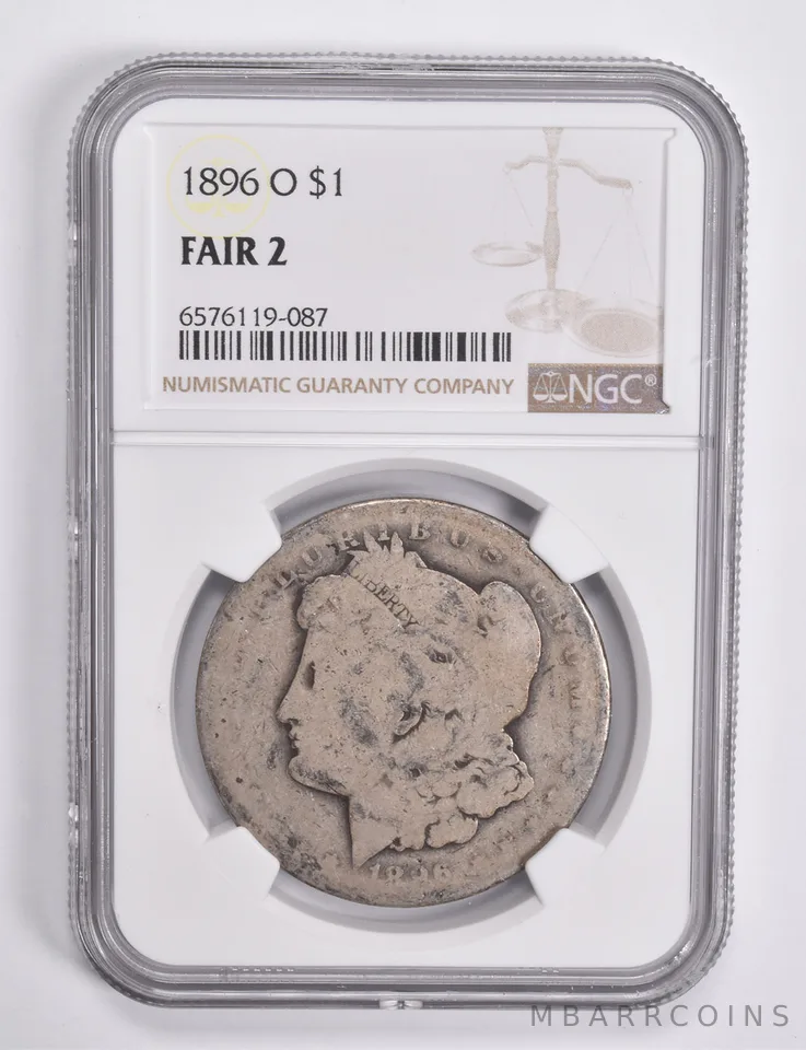 FAIR 2 1896-O Morgan Silver Dollar NGC Lowball Low Ball *4649
