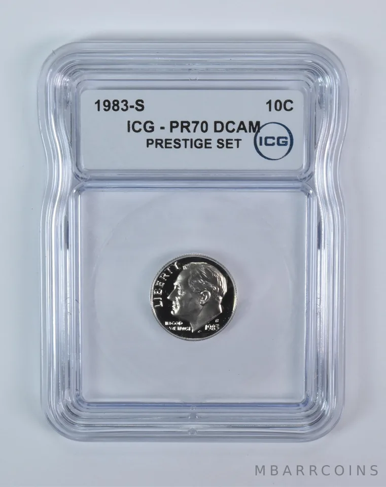 1983-S Roosevelt Dime Prestige Set PR70 DCAM ICG