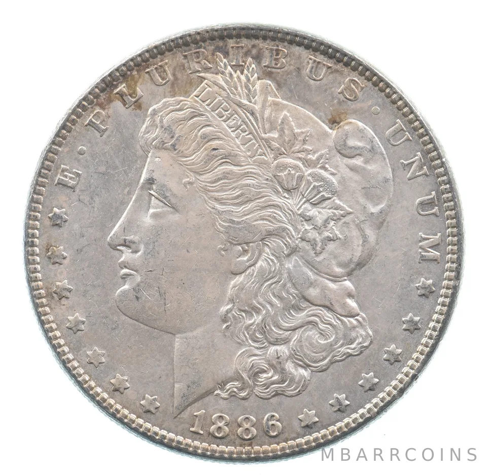 Better 1886 Morgan Silver Dollar - 90% US Coin - Nice Coin *443