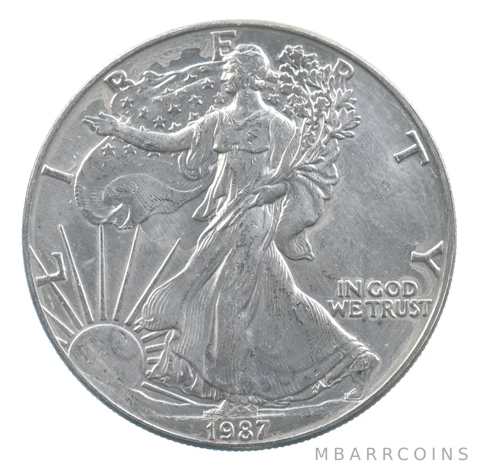 Better Date 1987 American Silver Eagle 1 Troy Oz .999 Fine Silver *899