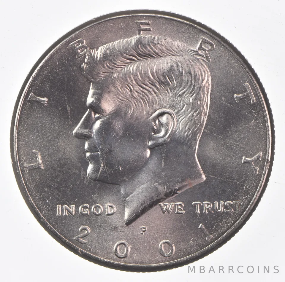 2001-P Kennedy Half Dollar Clad Unc