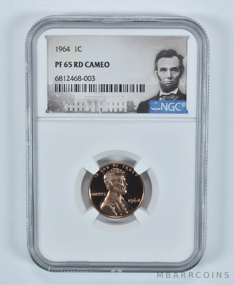 1964 Lincoln Memorial Cent PF65 RD Cameo NGC Special Label