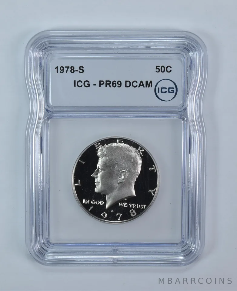 1978-S Kennedy Half Dollar PR69 DCAM ICG