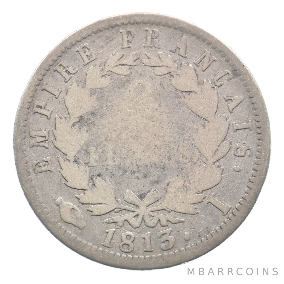 1813 I France 2 Francs Napoleon I *6494
