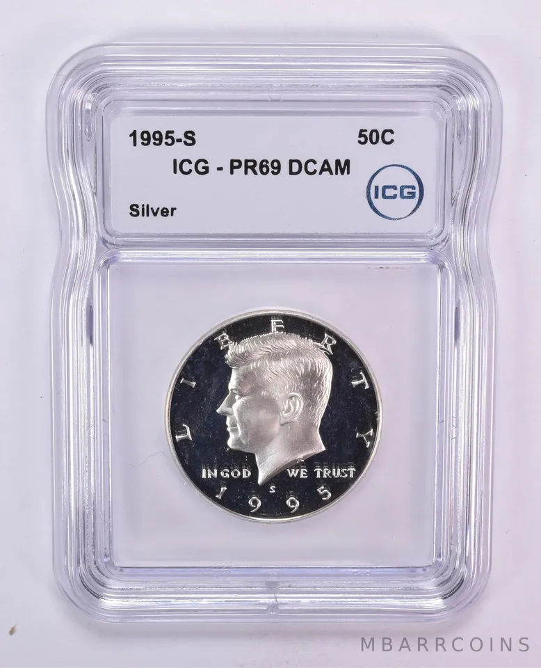 1995-S Kennedy Half Dollar Silver PR69 DCAM ICG
