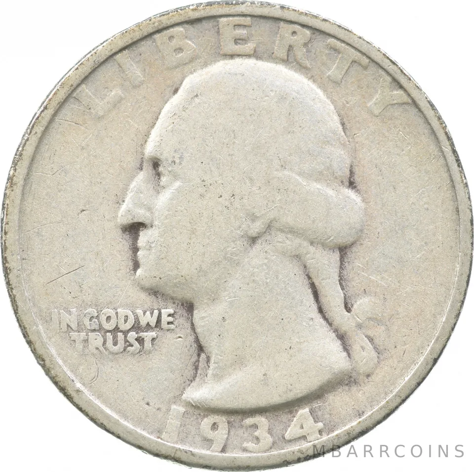 1934 Washington Quarter DDO *8919