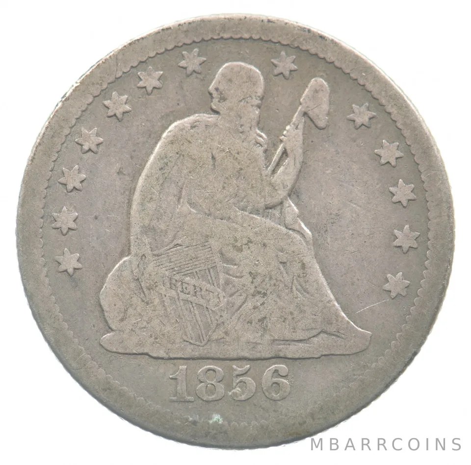 1856-O Seated Liberty Quarter *4786