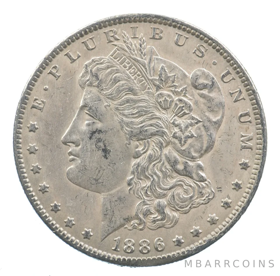 Early - 1886-O Morgan Silver Dollar - 90% US Coin *743