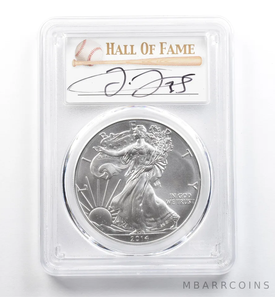 2014 American Silver Eagle Frank Thomas MS70 PCGS *9902