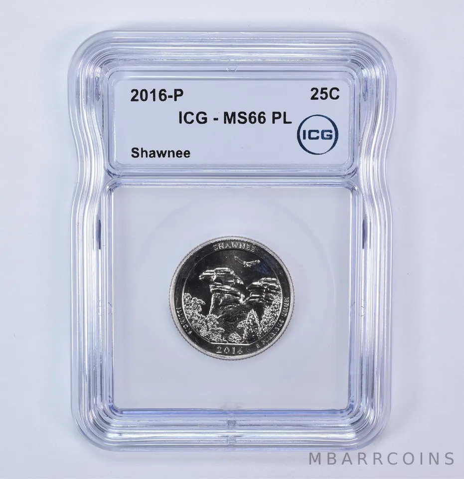 2016-P Washington Quarter ATB Shawnee MS66 PL ICG