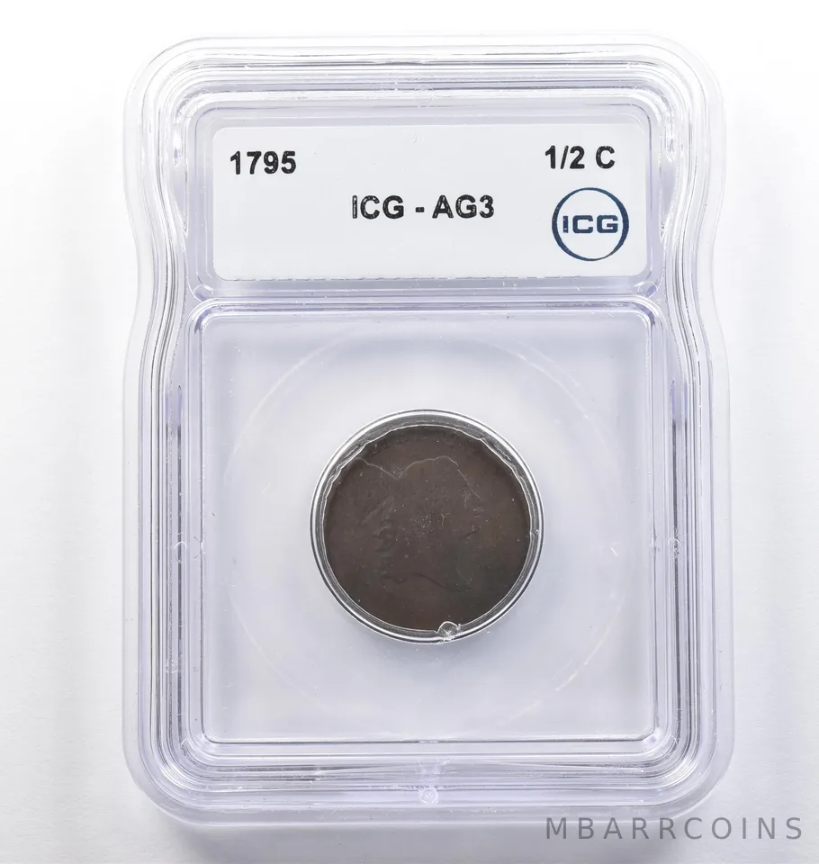 1795 Liberty Cap Half Cent AG3 ICG Lowball *0071
