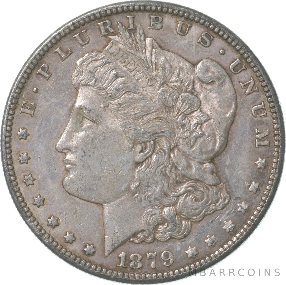 1879-S Morgan Silver Dollar Reverse REV 78 1878 a7248