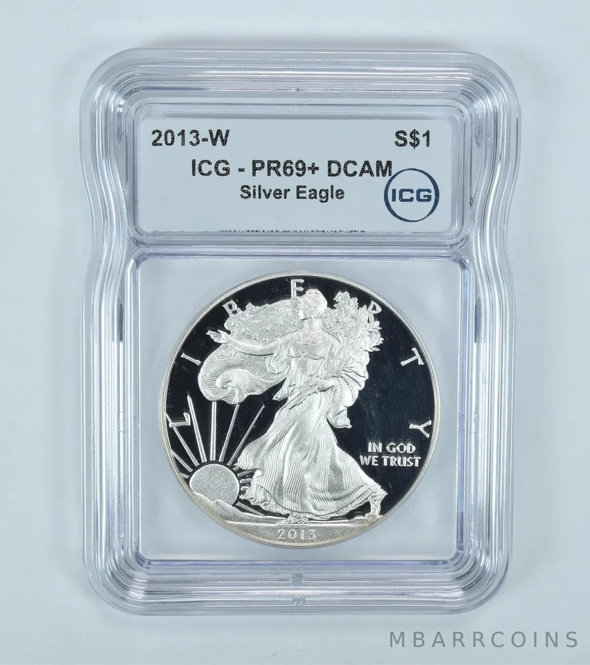 2013-W American Silver Eagle PR69+ DCAM ICG