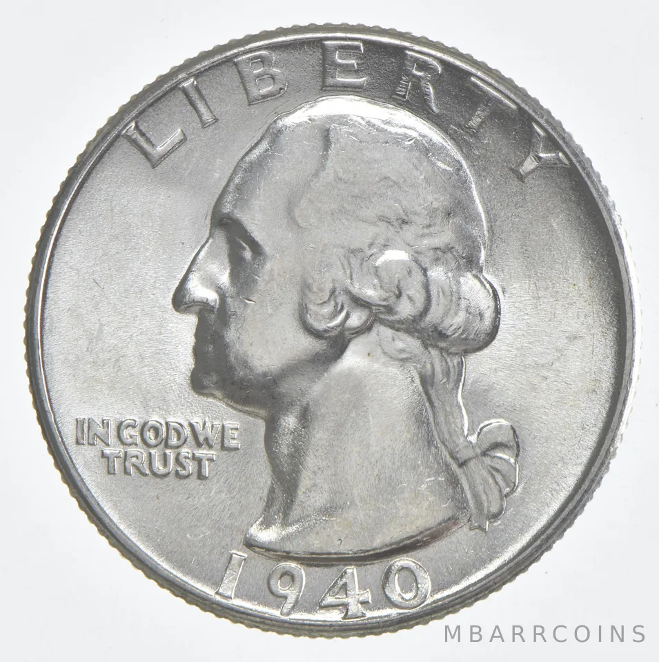 1940 (P) BU Washington Quarter Silver
