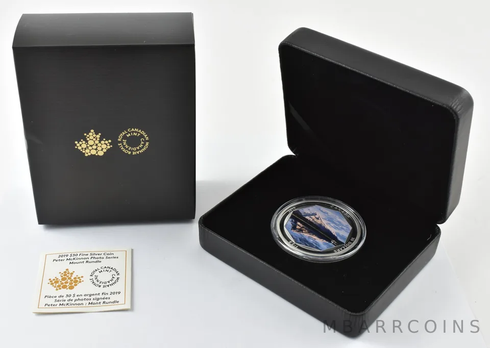 2019 Canada $30 Silver Peter McKinnon Photo Series Mount Rundle W/ OGP *4784