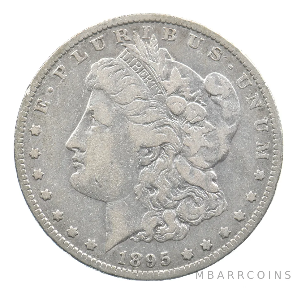 1895-O Morgan Silver Dollar a7098