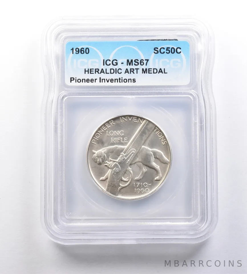 1960 So-Called Half Dollar Pioneer Inventions MS67 ICG *7140