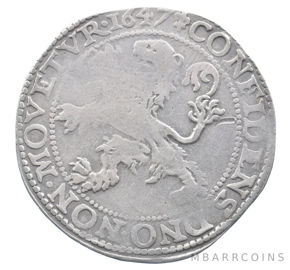 1647 Netherlands Holland 1 Lion Daalder *9180