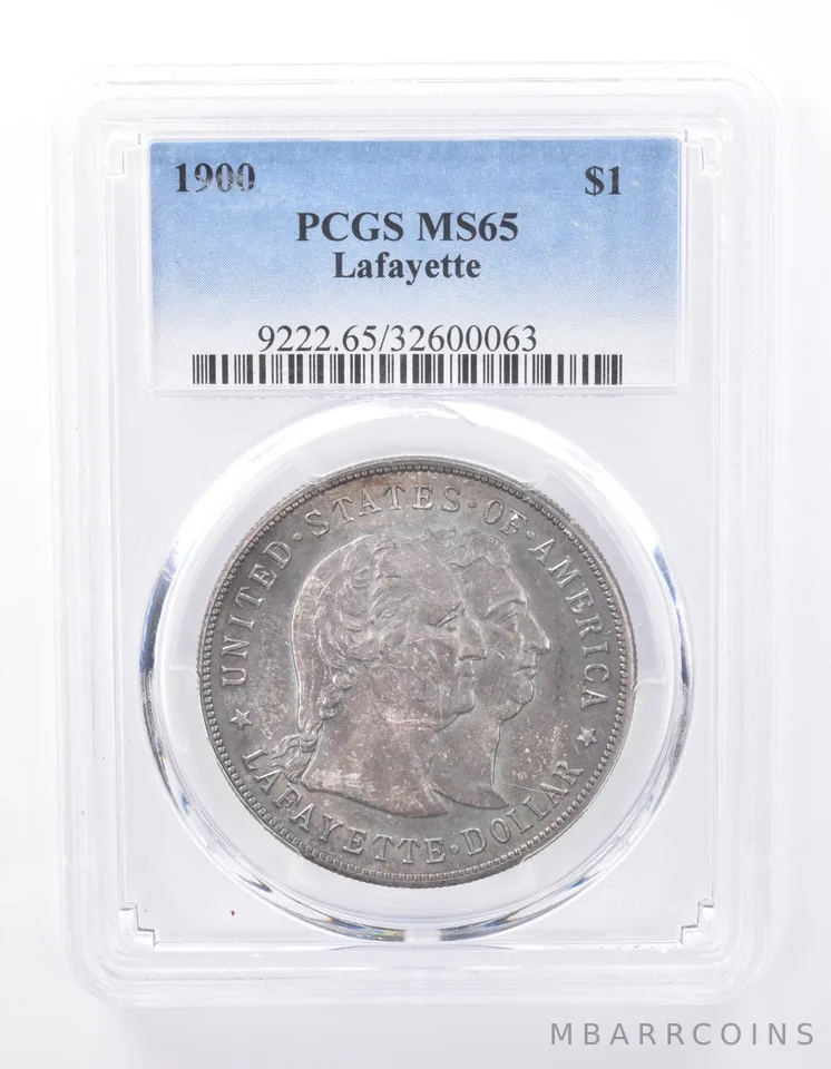 1900 Lafayette Silver Dollar MS65 PCGS Beautiful Tone *9404