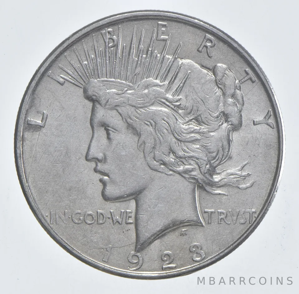 1923-D Peace Silver Dollar Estate Coin Collection *224