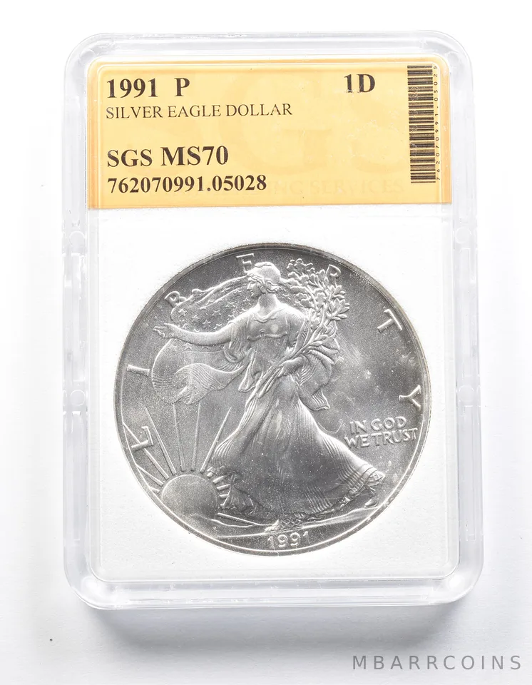 1991 American Silver Eagle *1229