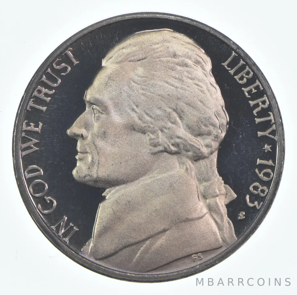 1983-S Jefferson Nickel Proof