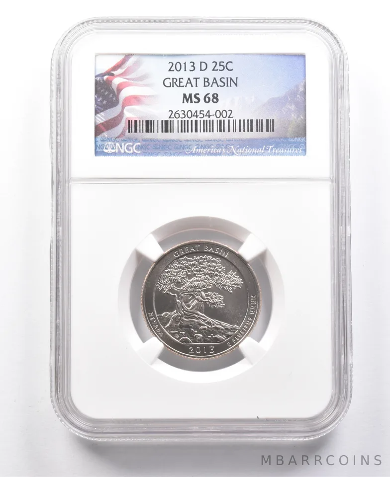 2013-D Washington Quarter Great Basin MS68 NGC *7686