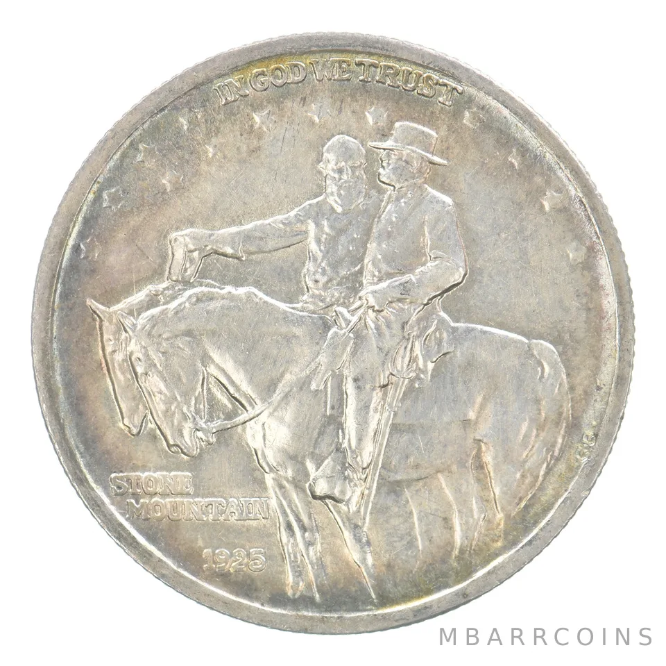 1925 Stone Mountain Commemorative Half Dollar Beautiful Tone *7591