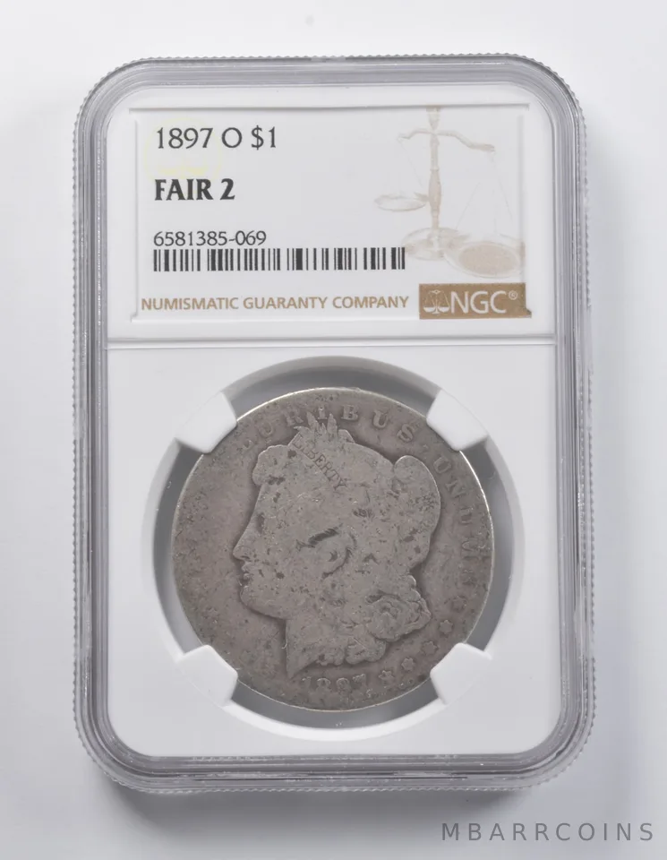 FAIR 2 1897-O Morgan Silver Dollar NGC *6913