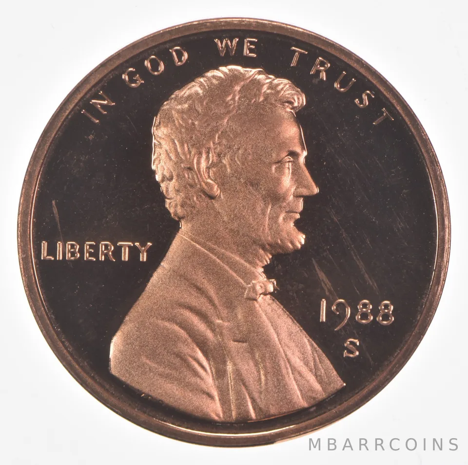1988-S Lincoln Memorial Cent Proof