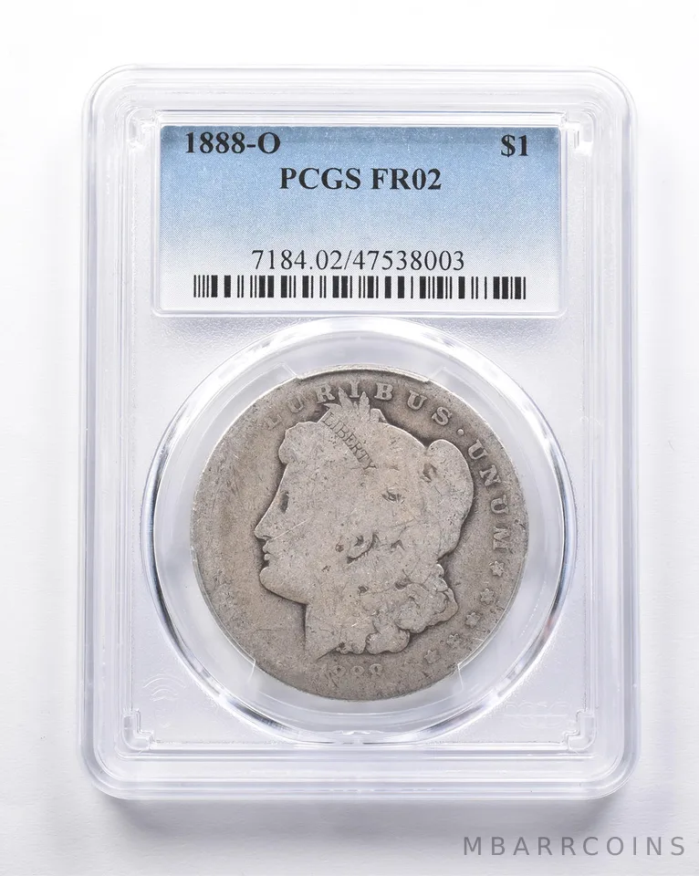 FR02 1888-O Morgan Silver Dollar PCGS Low Ball *6962