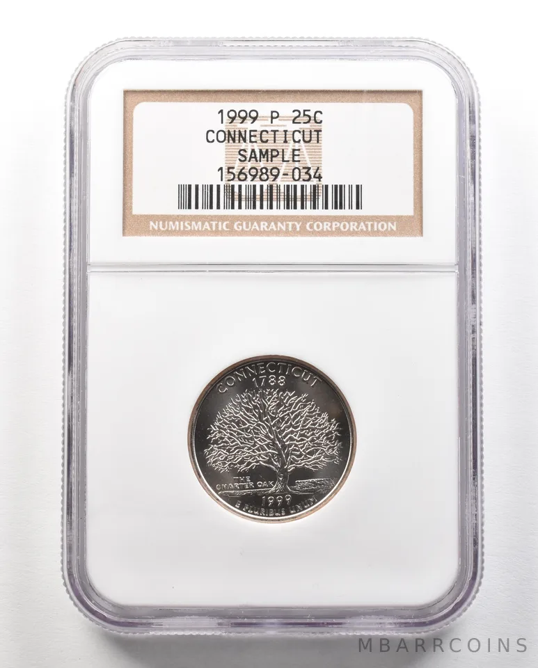 1999-P Washington State Quarter Connecticut Sample NGC *4721