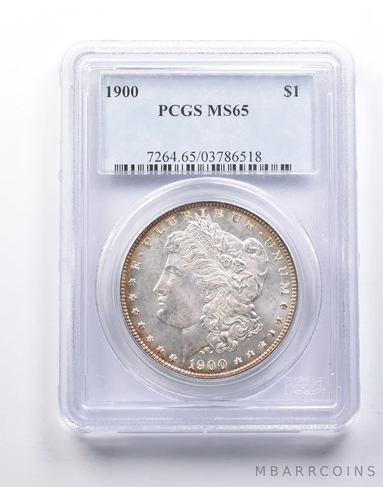 MS65 1900 Morgan Silver Dollar PCGS *1433