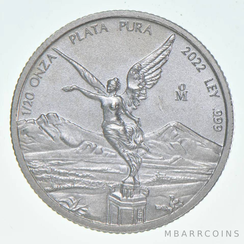 2022 Mo Mexico 1/20 Onza Silver Libertad