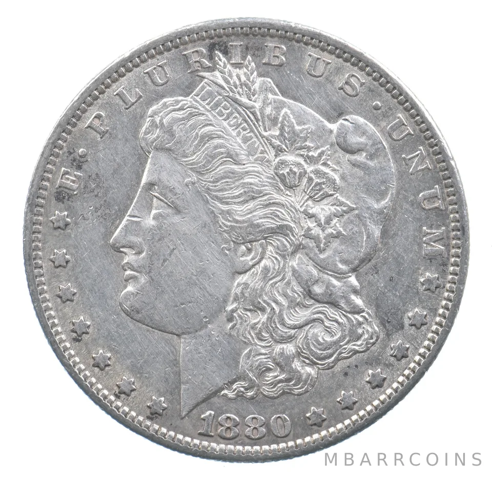 Better 1880-S Morgan Silver Dollar - 90% US Coin - Nice Coin *422