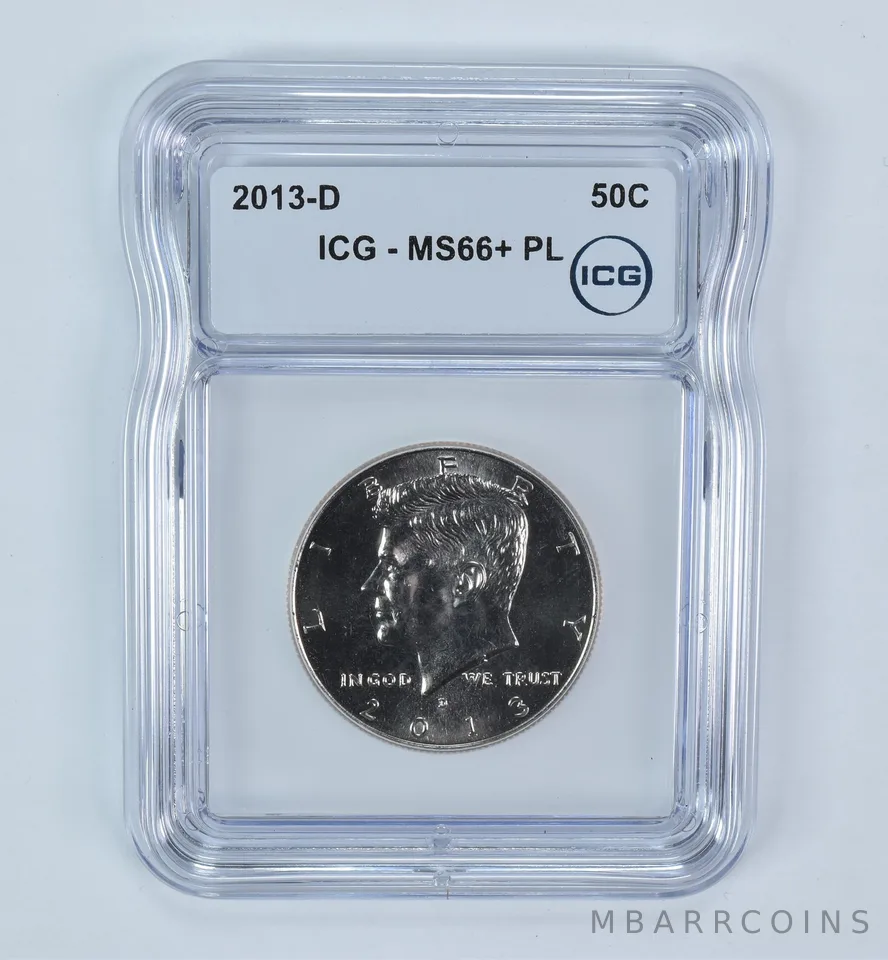 2013-D Kennedy Half Dollar MS66+ PL ICG