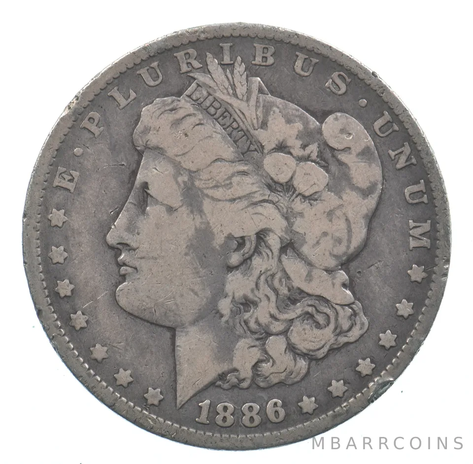 Early - 1886-O Morgan Silver Dollar - 90% US Coin *699