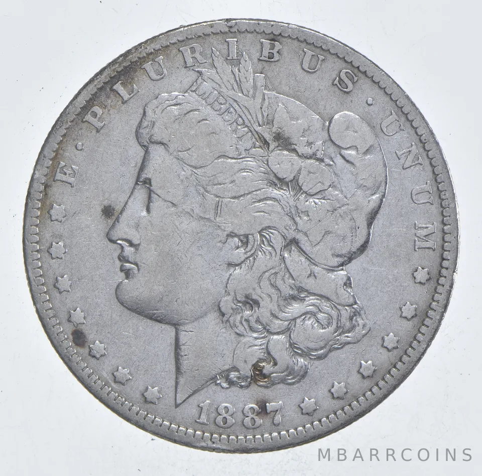 Early - 1887-O Morgan Silver Dollar - 90% US Coin *046