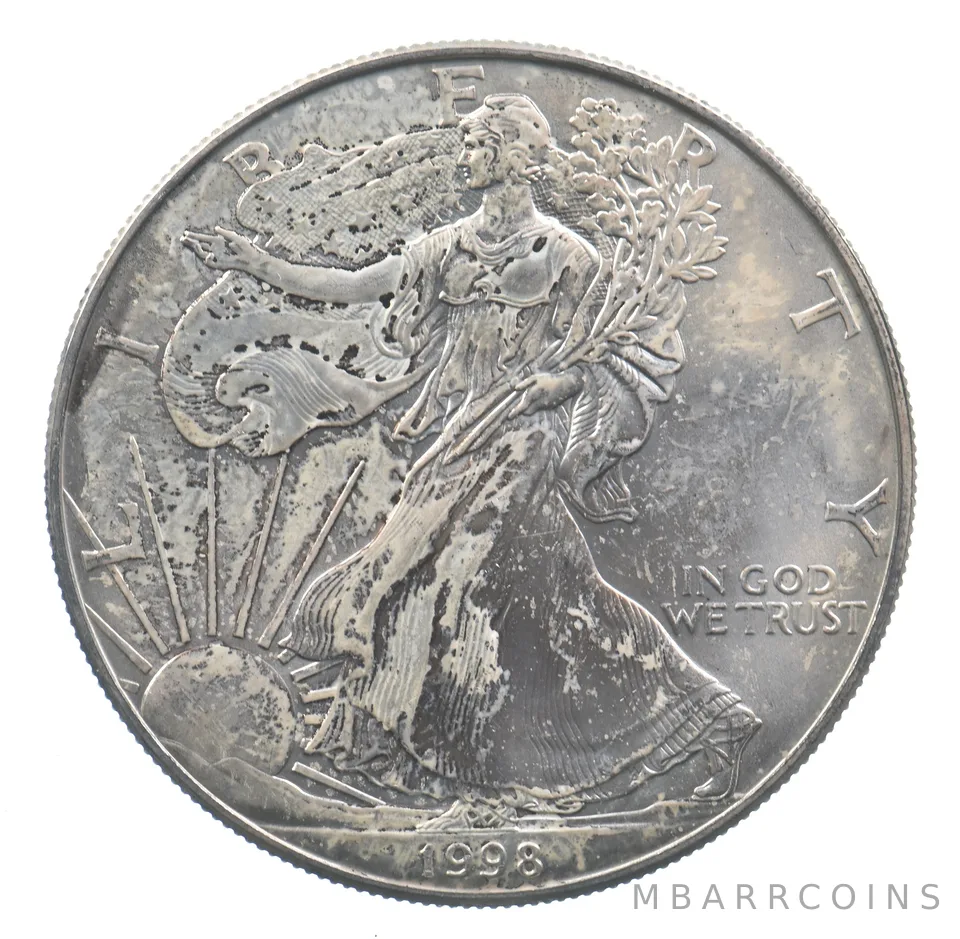Better Date 1998 American Silver Eagle 1 Troy Oz .999 Fine Silver *620