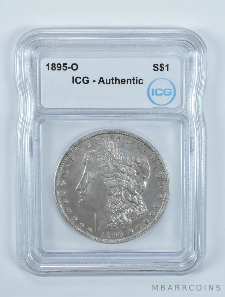 1895-O Morgan Silver Dollar Authentic ICG *5778