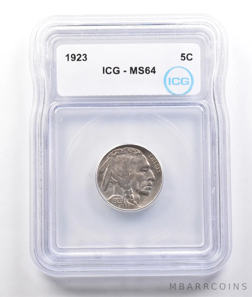 1923 Indian Head Buffalo Nickel MS64 ICG a3769