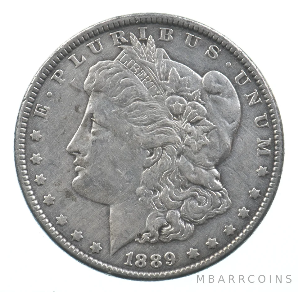 Early - 1889 Morgan Silver Dollar - 90% US Coin *615