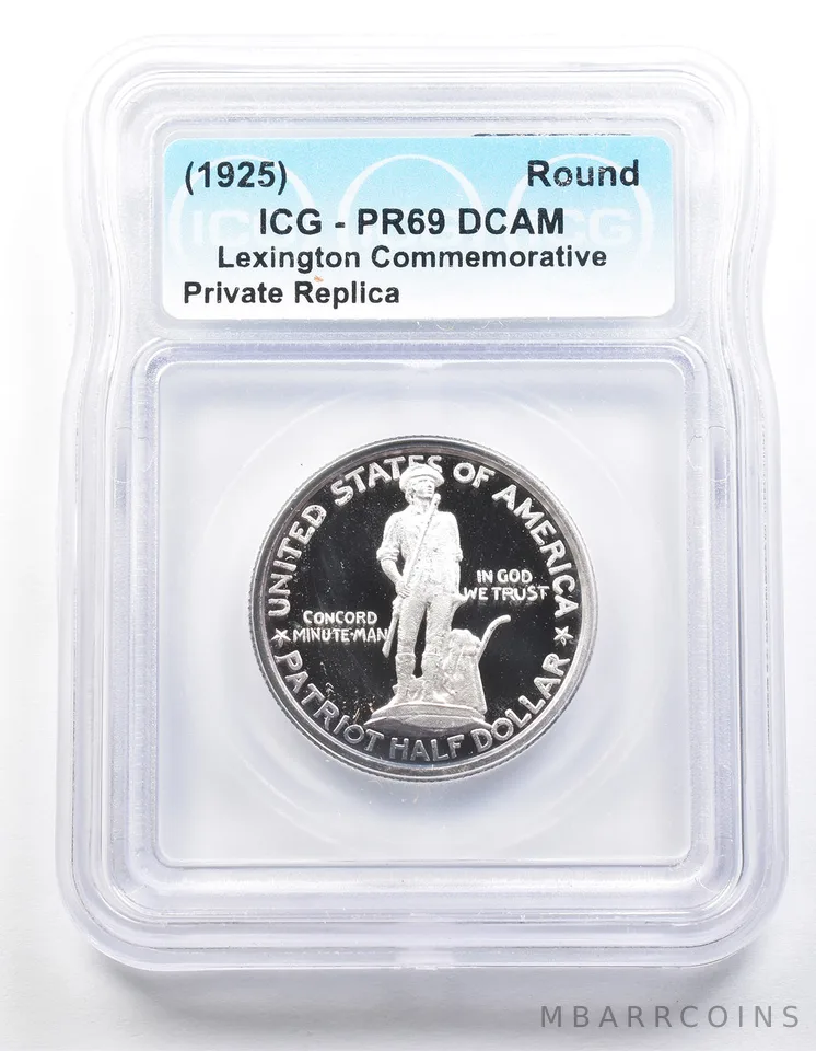 1925 Lexington Half Dollar PR69 ICG Museum Gallery Strike a1249