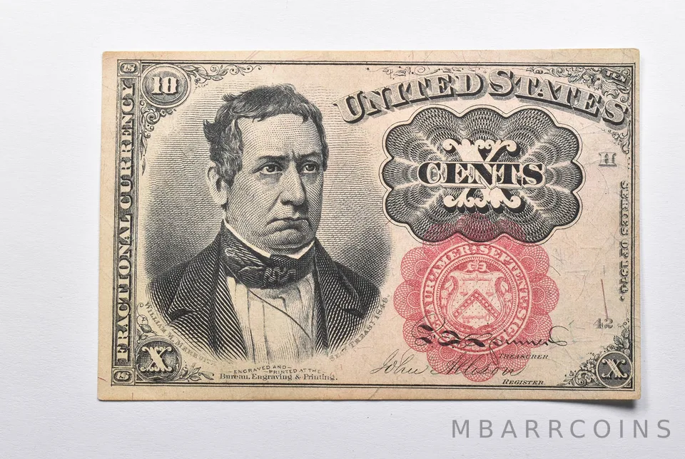 1874-H 10 Cents United States Fractional Currency a9554