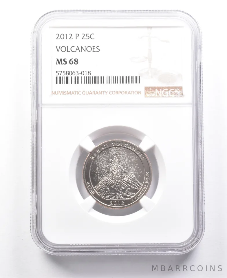2012-P Washington Quarter Volcanoes MS68 NGC *7664