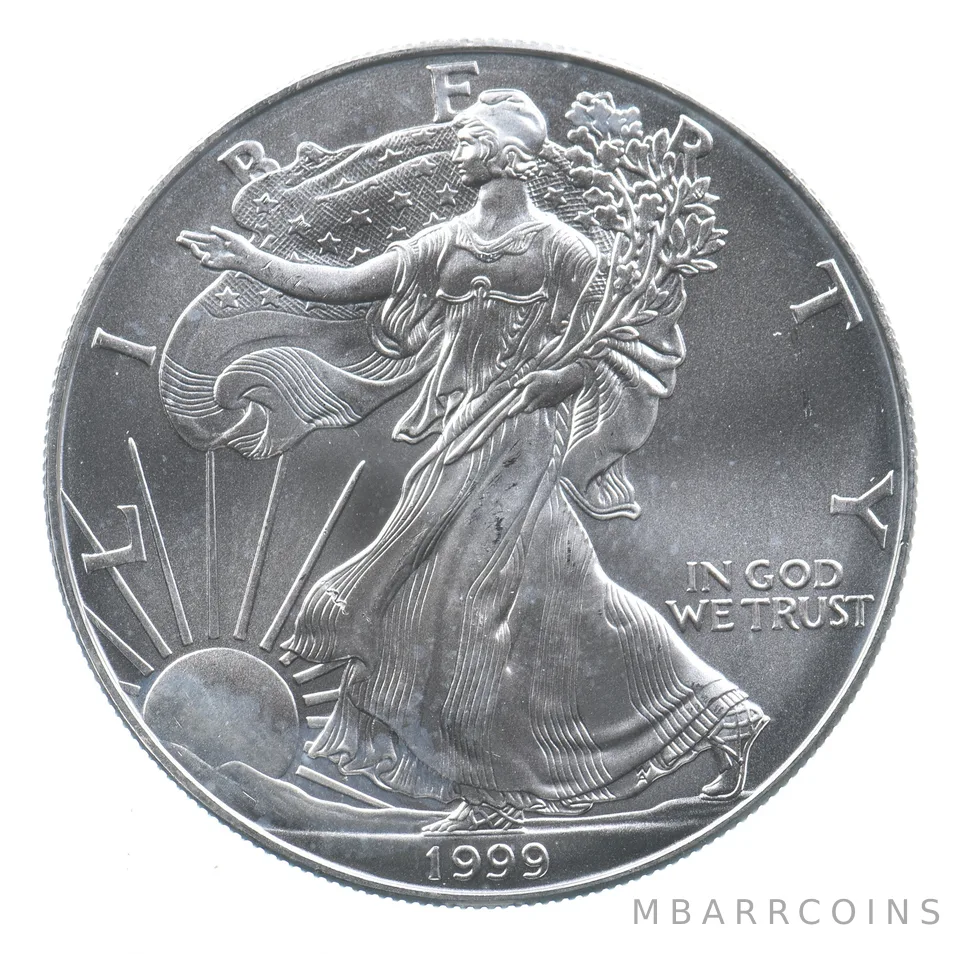 Better Date 1999 American Silver Eagle 1 Troy Oz .999 Fine Silver *722